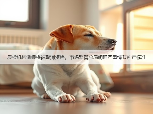 质检机构造假将被取消资格,市场监管总局明确严重情节判定标准(图2) 质检机构造假将被取消资格,市场监管总局明确严重情节判定标准(图2)