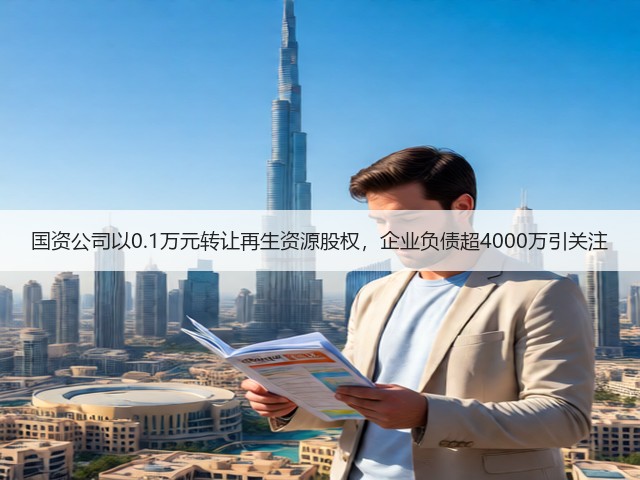 国资公司以0.1万元转让再生资源股权，企业负债超4000万引关注(图3)