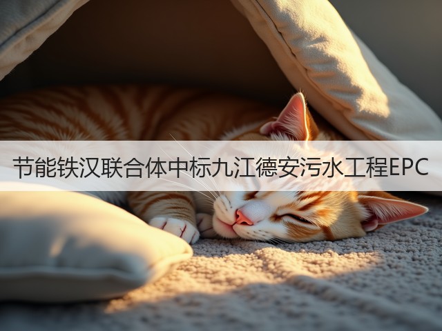 节能铁汉联合体中标九江德安污水工程EPC(图1) 节能铁汉联合体中标九江德安污水工程EPC(图1)