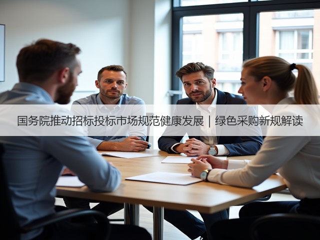 国务院推动招标投标市场规范健康发展|绿色采购新规解读(图1) 国务院推动招标投标市场规范健康发展|绿色采购新规解读(图1)