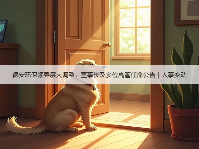 德安环保领导层大调整：董事长及多位高管任命公告｜人事变动(图1)