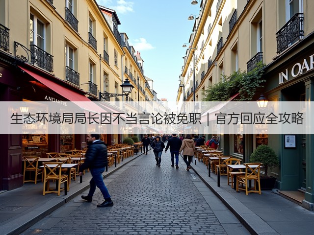 生态环境局局长因不当言论被免职｜官方回应全攻略(图2)