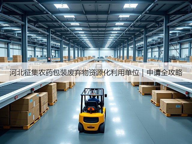 河北征集农药包装废弃物资源化利用单位｜申请全攻略(图3)
