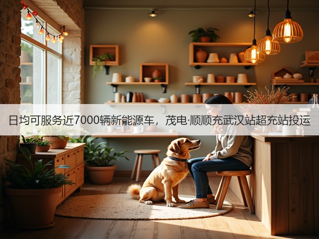 日均可服务近7000辆新能源车，茂电·顺顺充武汉站超充站投运(图1)