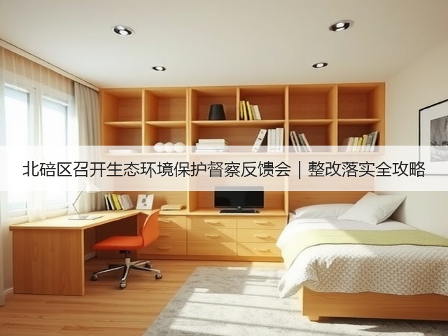 北碚区召开生态环境保护督察反馈会｜整改落实全攻略(图3)