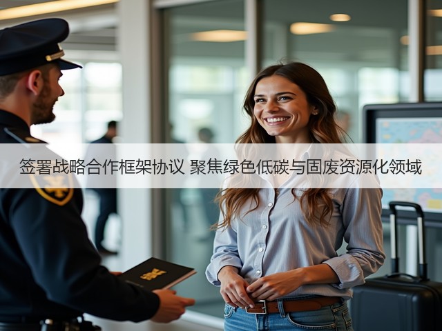 签署战略合作框架协议 聚焦绿色低碳与固废资源化领域(图1)