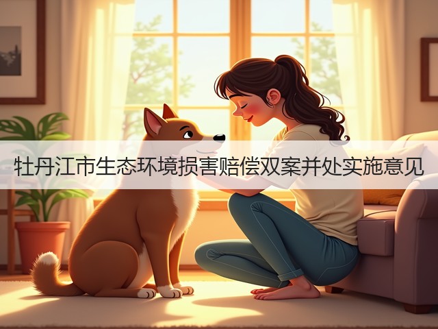 牡丹江市生态环境损害赔偿双案并处实施意见(图2)