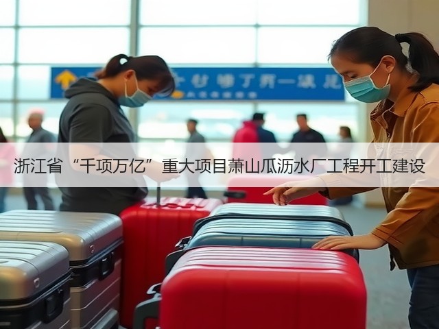 浙江省“千项万亿”重大项目萧山瓜沥水厂工程开工建设(图1)