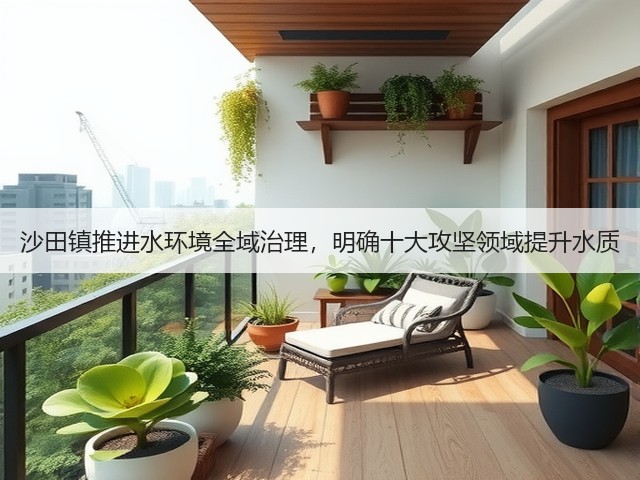 沙田镇推进水环境全域治理，明确十大攻坚领域提升水质(图2)