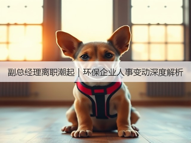 副总经理离职潮起｜环保企业人事变动深度解析(图3)