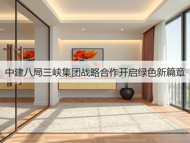 中建八局三峡集团战略合作开启绿色新篇章(图3)