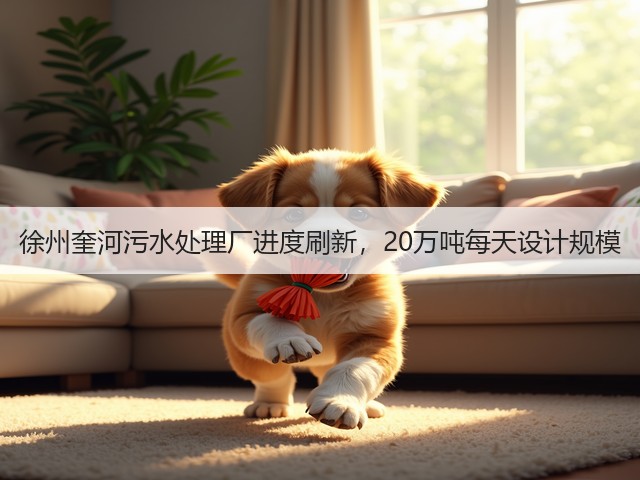 徐州奎河污水处理厂进度刷新，20万吨每天设计规模(图1)