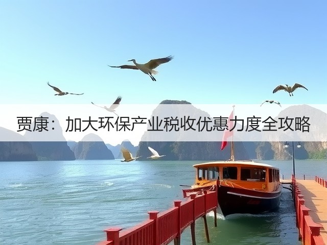 贾康：加大环保产业税收优惠力度全攻略(图3)