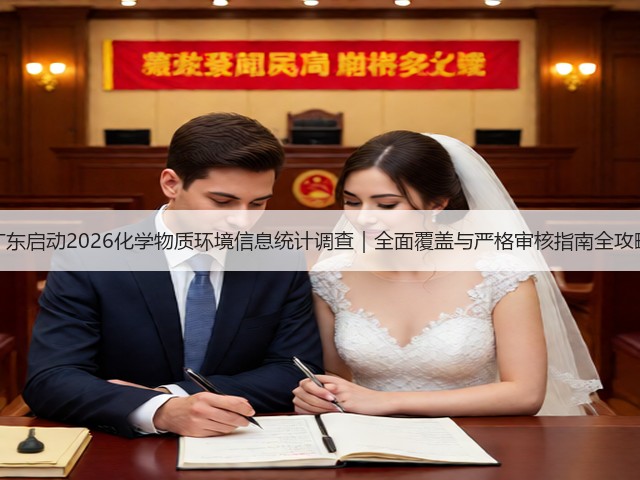 广东启动2026化学物质环境信息统计调查|全面覆盖与严格审核指南全攻略(图1) 广东启动2026化学物质环境信息统计调查|全面覆盖与严格审核指南全攻略(图1)