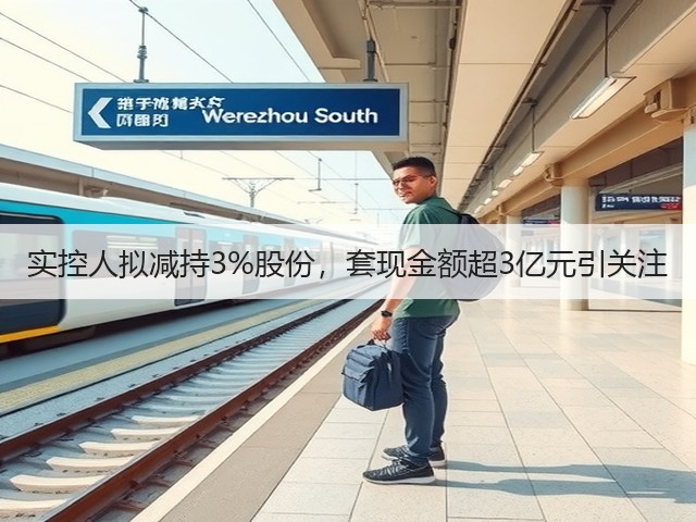 实控人拟减持3%股份，套现金额超3亿元引关注(图3)
