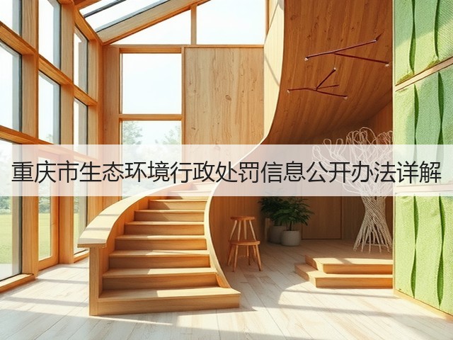 重庆市生态环境行政处罚信息公开办法详解(图3) 重庆市生态环境行政处罚信息公开办法详解(图3)