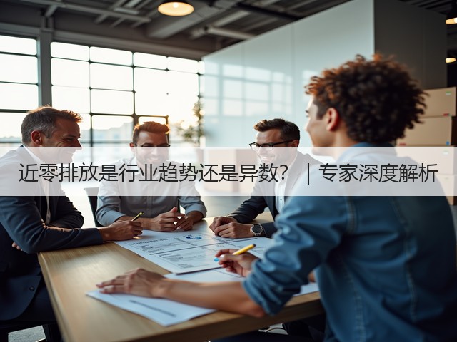 近零排放是行业趋势还是异数？｜专家深度解析(图1)