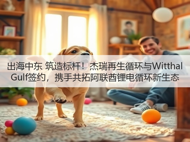 出海中东 筑造标杆！杰瑞再生循环与Witthal Gulf签约，携手共拓阿联酋锂电循环新生态(图3)