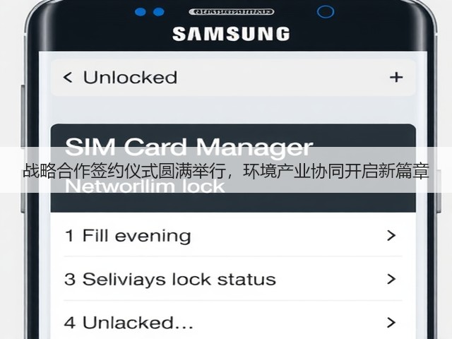 战略合作签约仪式圆满举行，环境产业协同开启新篇章(图1)