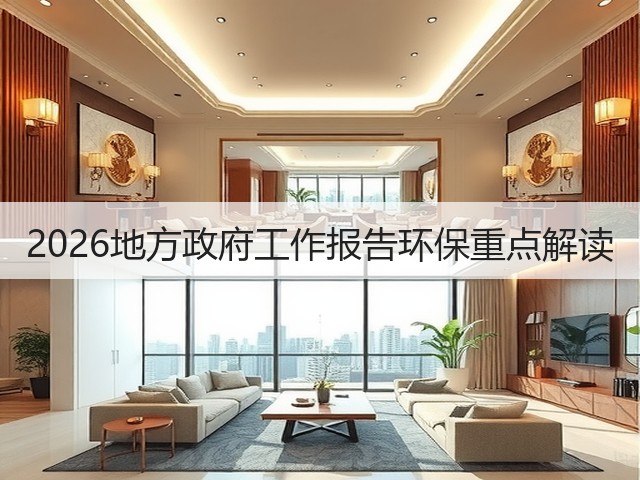 2026地方政府工作报告环保重点解读(图1)