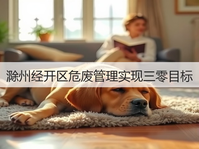 滁州经开区危废管理实现三零目标(图1)