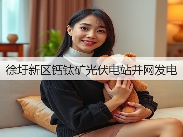 徐圩新区钙钛矿光伏电站并网发电(图1)