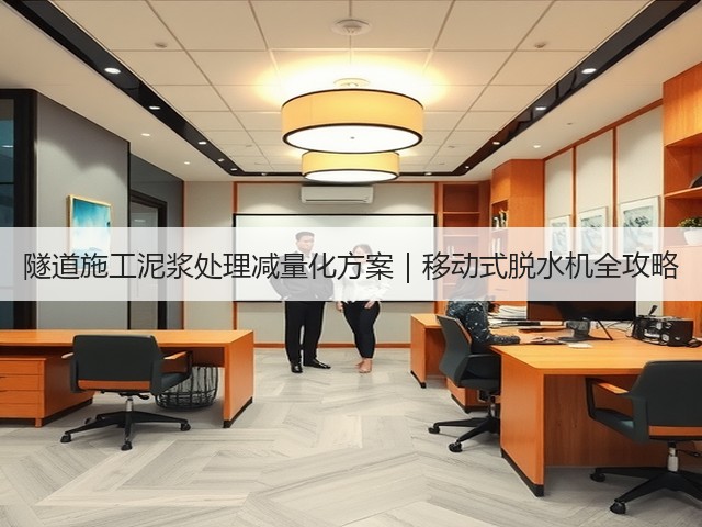 隧道施工泥浆处理减量化方案｜移动式脱水机全攻略(图3)