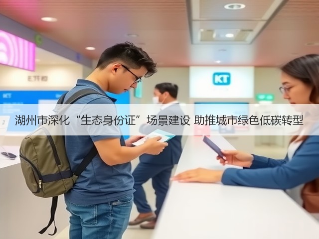 湖州市深化“生态身份证”场景建设 助推城市绿色低碳转型(图1)