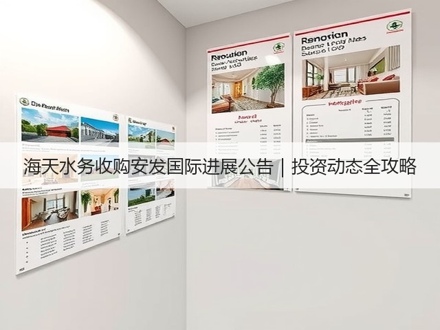 海天水务收购安发国际进展公告｜投资动态全攻略(图3)