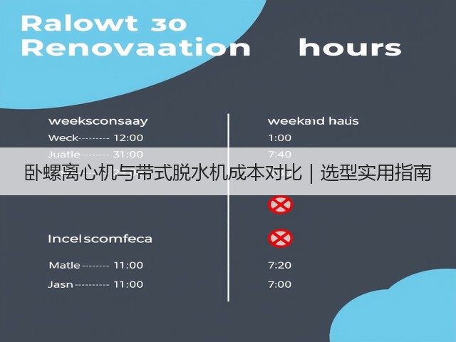 卧螺离心机与带式脱水机成本对比｜选型实用指南(图3)