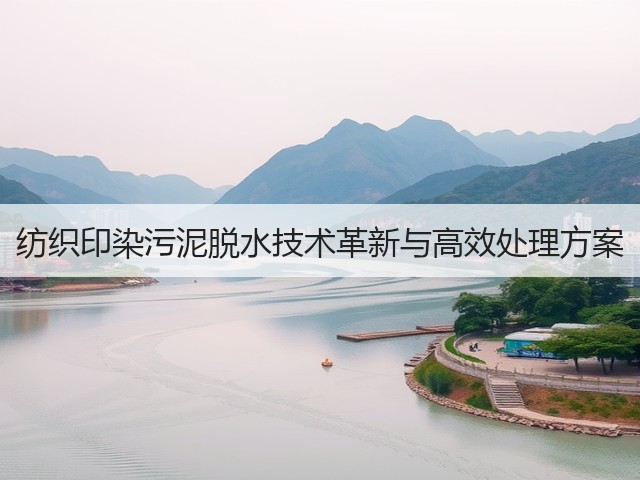 纺织印染污泥脱水技术革新与高效处理方案(图3)