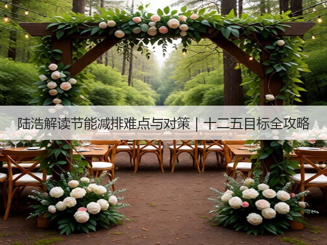陆浩解读节能减排难点与对策｜十二五目标全攻略(图1)