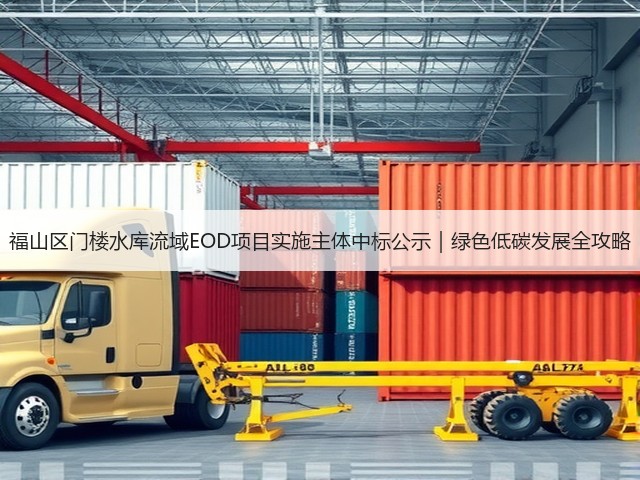 福山区门楼水库流域EOD项目实施主体中标公示|绿色低碳发展全攻略(图1) 福山区门楼水库流域EOD项目实施主体中标公示|绿色低碳发展全攻略(图1)