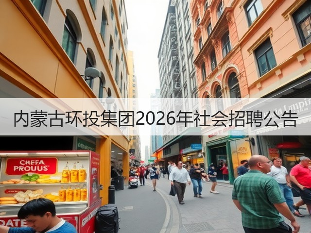 内蒙古环投集团2026年社会招聘公告(图1)
