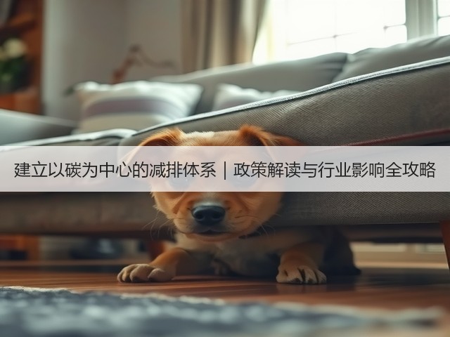 建立以碳为中心的减排体系｜政策解读与行业影响全攻略(图3)