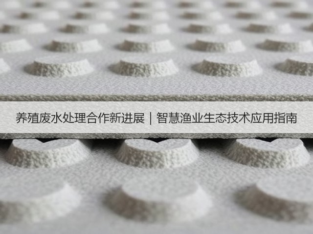 养殖废水处理合作新进展｜智慧渔业生态技术应用指南(图3)