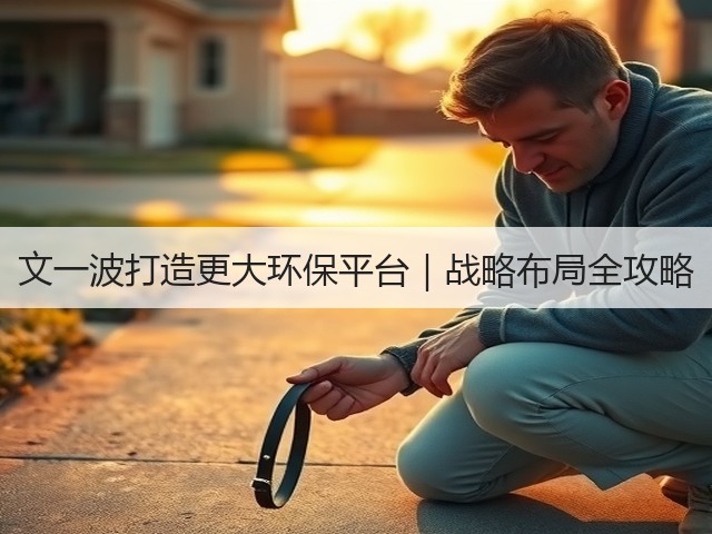 文一波打造更大环保平台｜战略布局全攻略(图3)