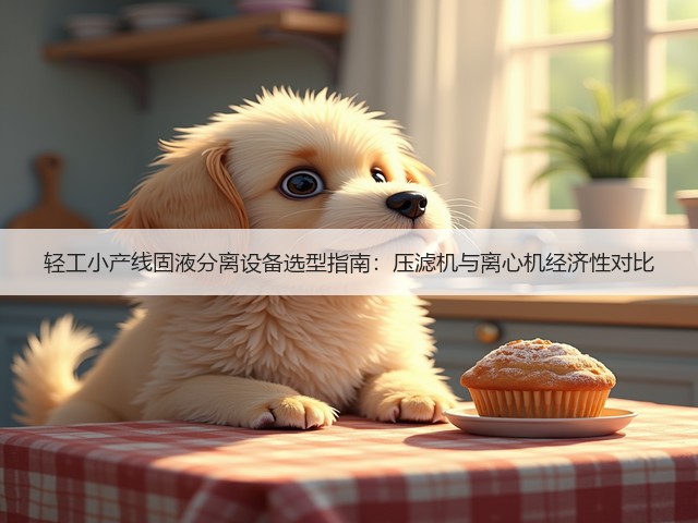 轻工小产线固液分离设备选型指南:压滤机与离心机经济性对比(图1) 轻工小产线固液分离设备选型指南:压滤机与离心机经济性对比(图1)