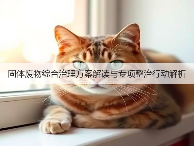 固体废物综合治理方案解读与专项整治行动解析(图2) 固体废物综合治理方案解读与专项整治行动解析(图2)