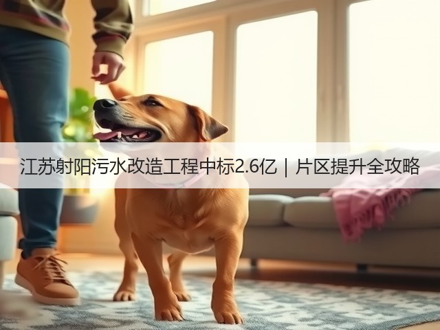 江苏射阳污水改造工程中标2.6亿｜片区提升全攻略(图3)
