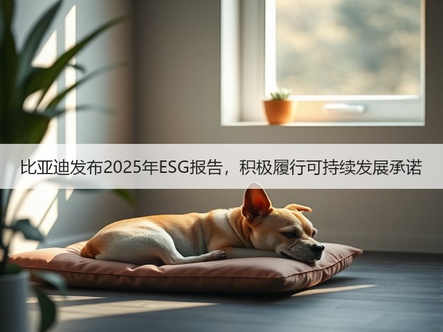 比亚迪发布2025年ESG报告，积极履行可持续发展承诺(图1)