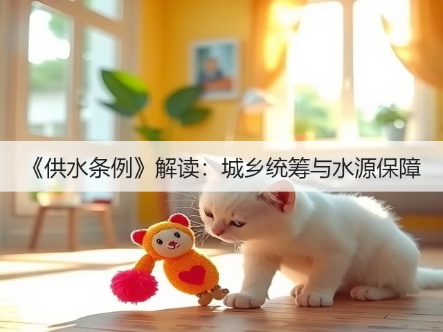 《供水条例》解读:城乡统筹与水源保障(图1) 《供水条例》解读:城乡统筹与水源保障(图1)