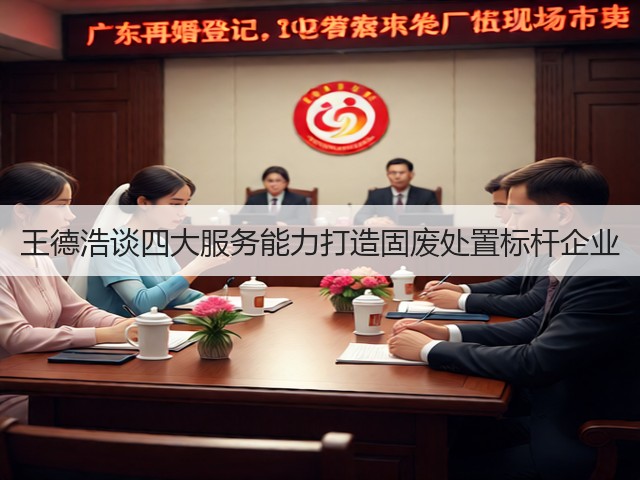 王德浩谈四大服务能力打造固废处置标杆企业(图1)