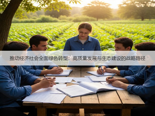 推动经济社会全面绿色转型：高质量发展与生态建设的战略路径(图1)
