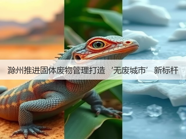 滁州推进固体废物管理打造‘无废城市’新标杆(图1)