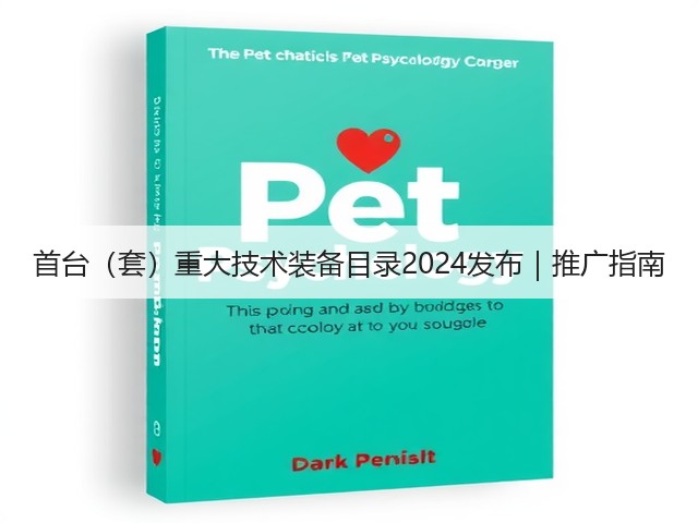 首台（套）重大技术装备目录2024发布｜推广指南(图1)