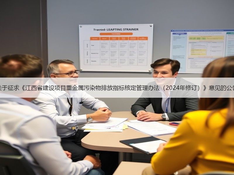关于征求《江西省建设项目重金属污染物排放指标核定管理办法（2024年修订）》意见的公告