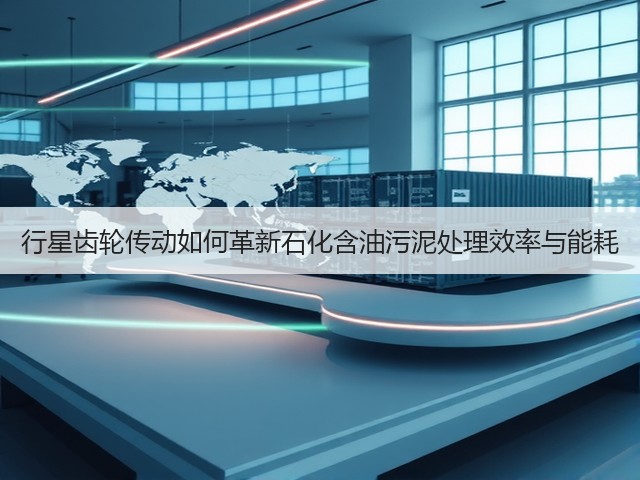 行星齿轮传动如何革新石化含油污泥处理效率与能耗(图1)