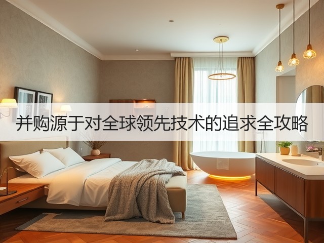 并购源于对全球领先技术的追求全攻略(图1)