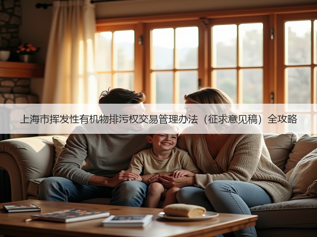 上海市挥发性有机物排污权交易管理办法（征求意见稿）全攻略(图3)